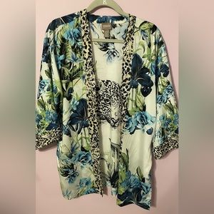 Chico’s Leopard Kimono
